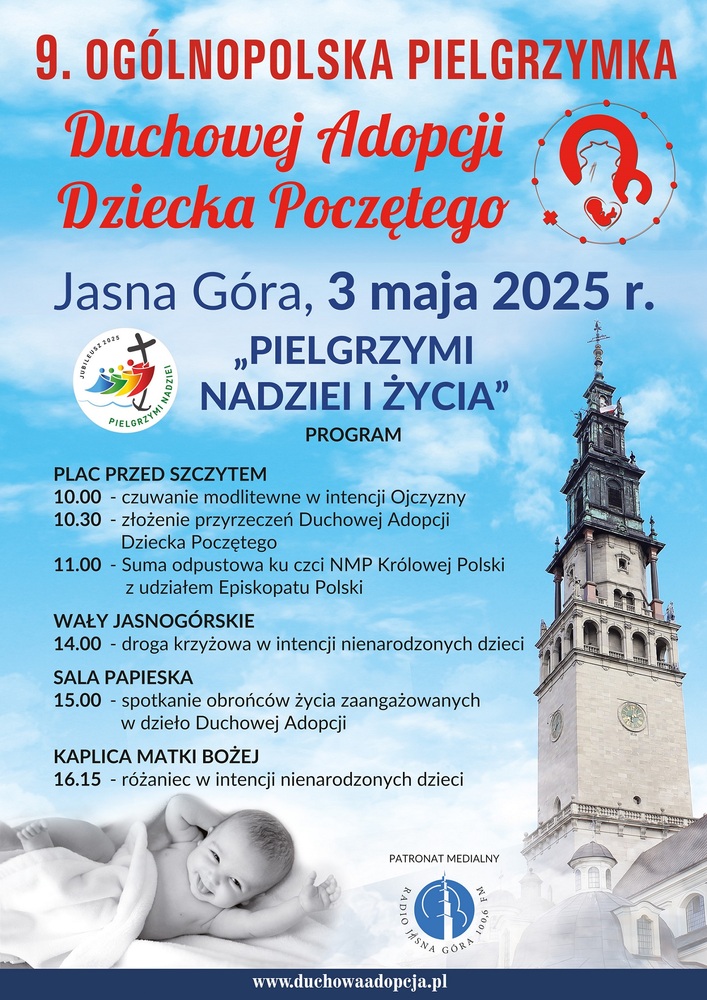 IX Ogólnopolska Pielgrzymka Duchowej Adopcji Dziecka Poczętego