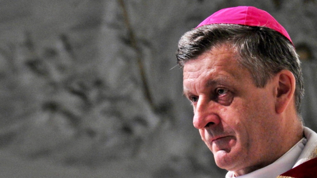 Bp Pindel modlił się o życie wieczne dla papieża Franciszka