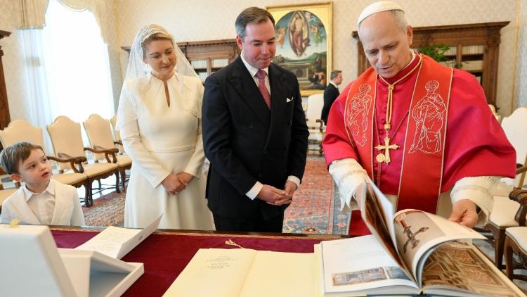 Papież spotkał się z parą książęcą Luksemburga