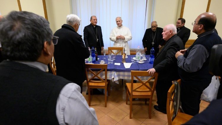 Niespodziewany gest Papieża: wspólny obiad z biskupami z Peru