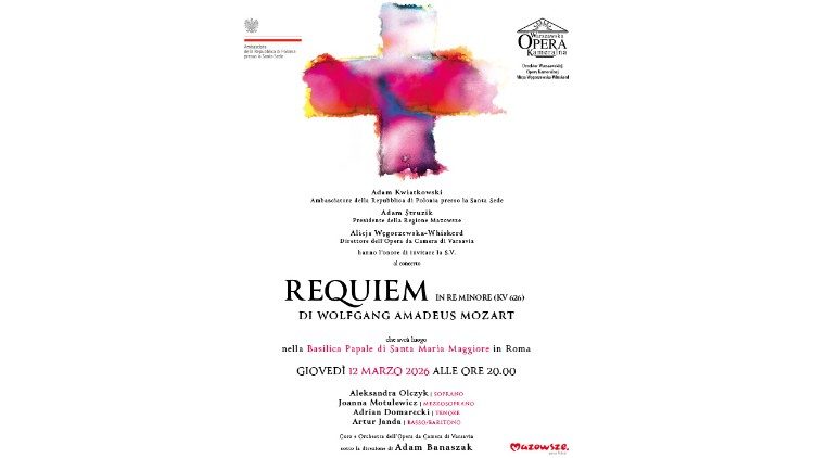 „Requiem” Mozarta w wykonaniu polskich artystów wybrzmi w Rzymie